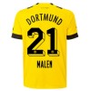 Camiseta de fútbol BVB Borussia Dortmund Malen 21 1ª equipación 2022/23 Camiseta de fútbol BVB Borussia Dortmund Malen 21 1ª equipación 2022/23